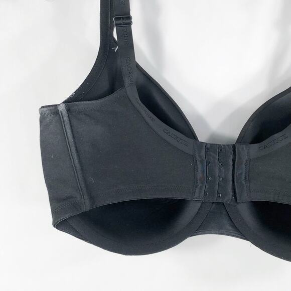 Cacique 40F Bra Black Full Coverage Underwire Plus Size Lane Bryant 140 - Picture 4 of 10